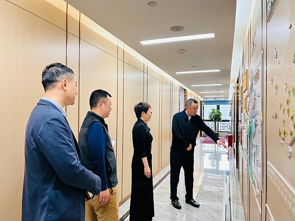 清水河街道党工委书记魏刚带队到沐鸣娱乐环保走访调研