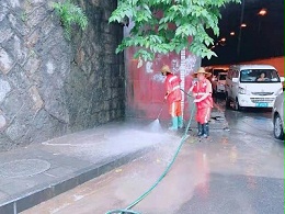金沙县突降一夜暴雨，沐鸣娱乐人启动应急清淤保畅通