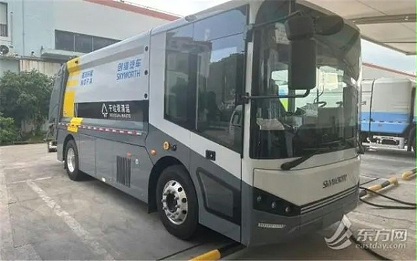 沐鸣娱乐环保：像公交车一样的垃圾清运车