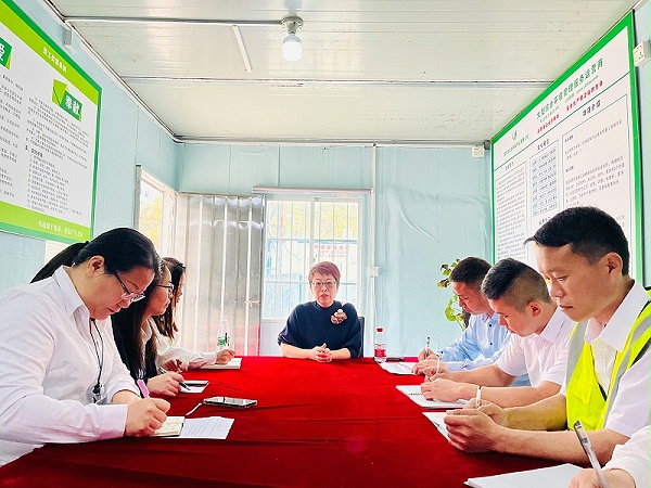 沐鸣娱乐环保梅总视察黄江项目2