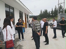 贵州省生态环境厅等领导到沐鸣娱乐环保思南县城乡生活垃圾收运项目考察