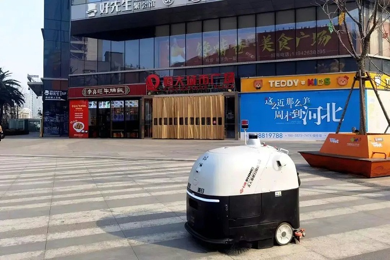 沐鸣娱乐环保：AI+无人驾驶环卫试点4