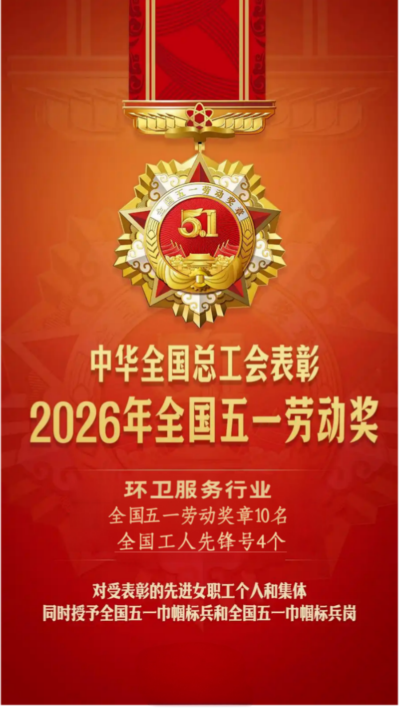 沐鸣娱乐环保：环卫服务行业受表彰情况