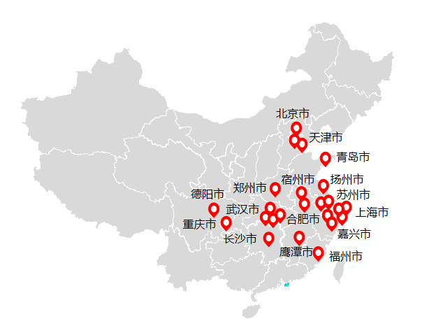全国垃圾分类项目招标分布图-沐鸣娱乐环保