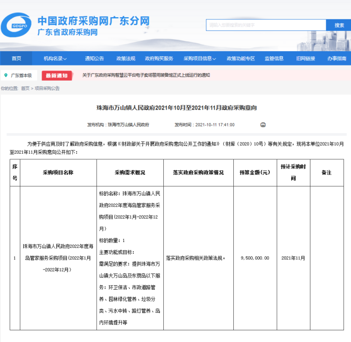 首个海岛管家项目即将上市-沐鸣娱乐环保