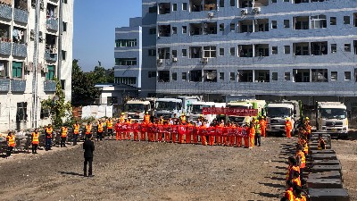 沐鸣娱乐环保-东莞黄江项目入场仪式