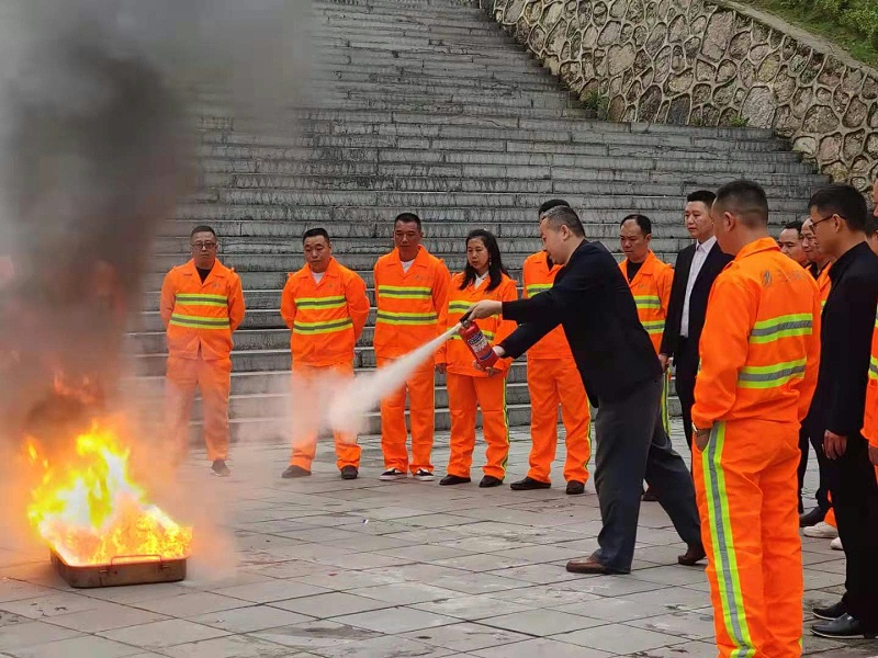 沐鸣娱乐环保：贵州思南项目安全培训