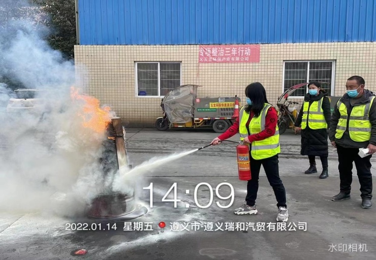 沐鸣娱乐环保：消防演习