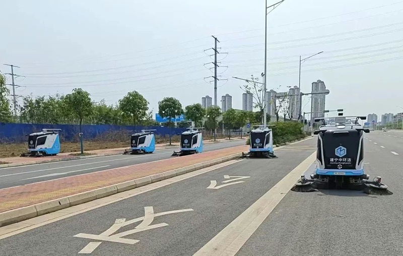 沐鸣娱乐环保：南宁市启动无人驾驶环卫清扫试点工作