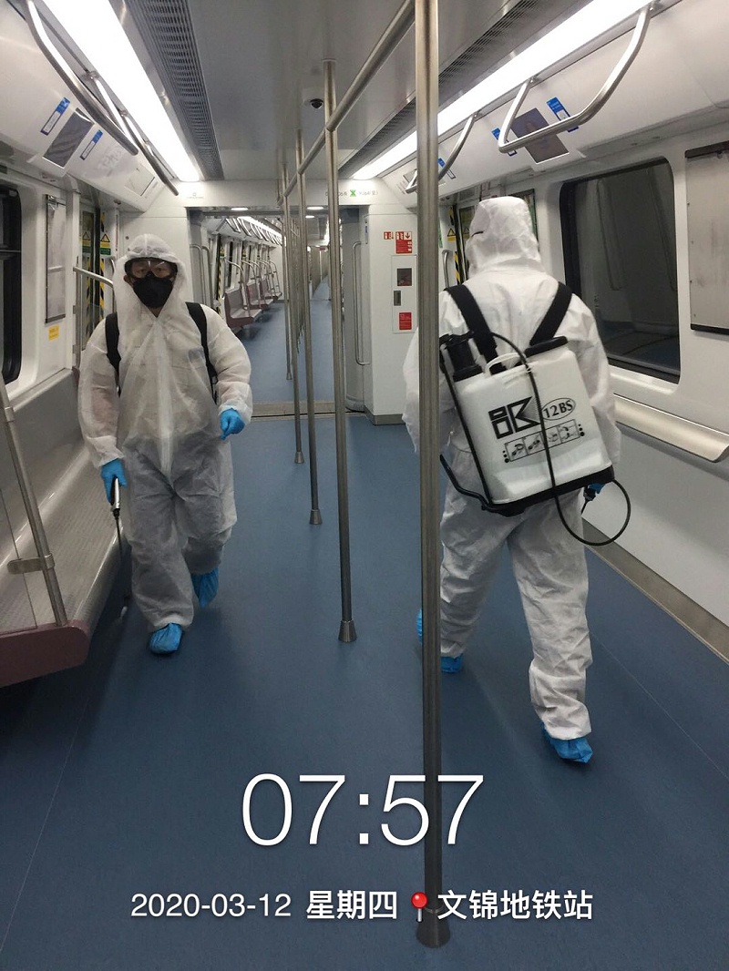 地铁及四大枢纽的消毒服务-沐鸣娱乐环保